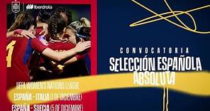 CONVOCATORIA SELECCIÓN ESPAÑOLA FEMENINA con ALEXIA PUTELLAS e IRENE PAREDES