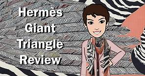 Scarf Review: Hermès 2021 Giant Triangle Scarves
