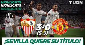 Highlights | Sevilla 3(5)-(2)0 Man United | UEFA Europa League 22/23 4tos | TUDN