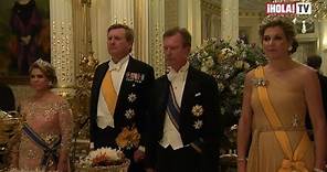 Los Reyes de Holanda en la cena de gala con los grandes Duques de Luxemburgo | ¡HOLA! TV