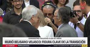 Murió Belisario Velasco: figura clave de la transición | 24 Horas TVN Chile