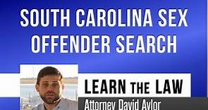 South Carolina Sex Offender Search | Sex Offender Registry | Charleston SC Lawyer David Aylor