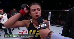 UFC 212: Claudia Gadelha Octagon Interview