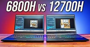 Best Laptop CPU 2022? AMD Ryzen 7 6800H vs Intel i7-12700H