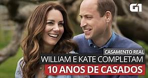 VÍDEO: William e Kate completam 10 anos de casados