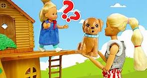 Barbie e Ken sanno avverare i sogni di Evi. Video con i giocattoli Barbie. Giochi per bambini