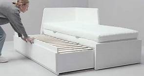 IKEA FLEKKE 坐臥兩用床附兩個抽屜 | 產品示範