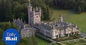 Stunning aerial views of Balmoral Castle in Scotland - Daily Mail