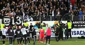 Rosenborg legend Mikael Dorsin leads fans in amazing chant after winning league title