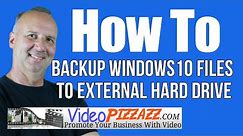 Backup Windows 10 Files to External Hard Drive - 2019