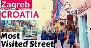 Zagreb Walking Tour 2022 | ilica ulica | Most visited street in Zagreb Croatia 🇭🇷 | Zagreb Tour