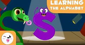 The letter "S" with Shay the Snake - Educational video to learn the consonants - Phonics For Kids