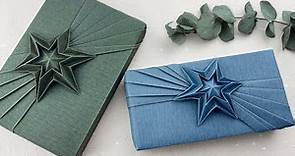 Gift Wrapping ｜聖誕禮物盒包裝 + 摺紙聖誕星星裝飾（2022）