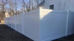 White privancy fence 6x8 #fencinginstallation | New fence of Connecticut