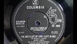 Northern - NANCY AMES - I've Got A Lot Of Love Left In Me - COLUMBIA DB 7809 - UK 1965 Soul Dancer