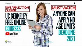 University of California Berkeley Free Online Courses 2021 | UC berkeley free certificate courses