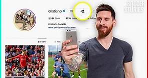 Who does Messi follow on instagram?