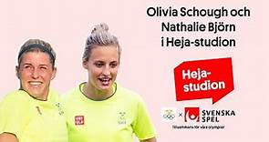 Heja-studion - tillsammans med våra olympier med Olivia Schough och Nathalie Björn