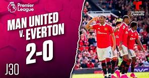 Highlights & Goals | Manchester United v. Everton 2-0 | Premier League | Telemundo Deportes