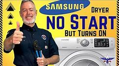 Dryer Not Starting Repair, Samsung