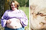pregnant women with pigs