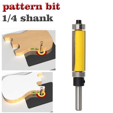 1/4 Template Router Bit