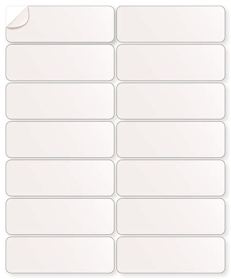 1 1/3 X 4 Label Template