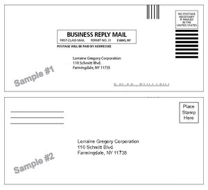 10 Business Reply Catalog Envelope