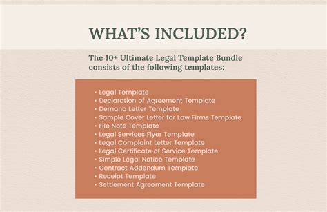 10 Legal Templates Charge