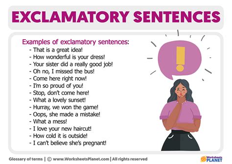 10 examples of exclamatory narration