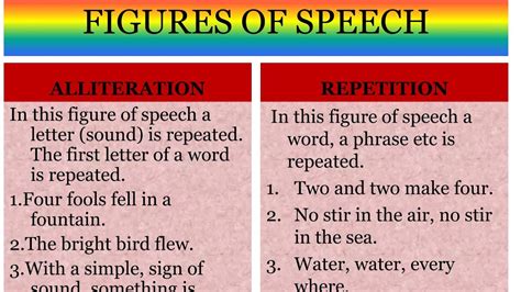 10 examples of figure of speech repetition