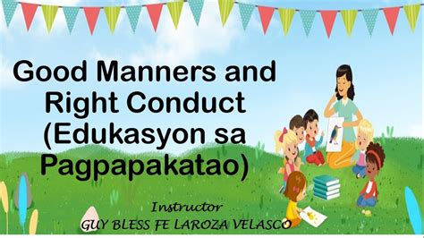 10 examples of good manners and right conduct in tagalog