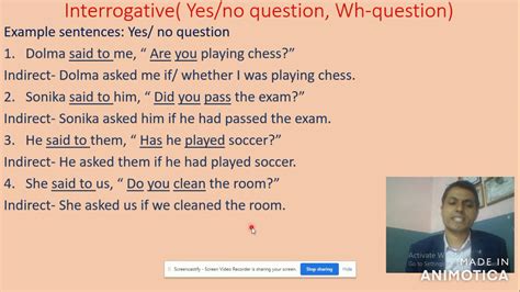 10 examples of interrogative sentences in direct and indirect speech