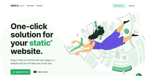 10 examples of static websites url free