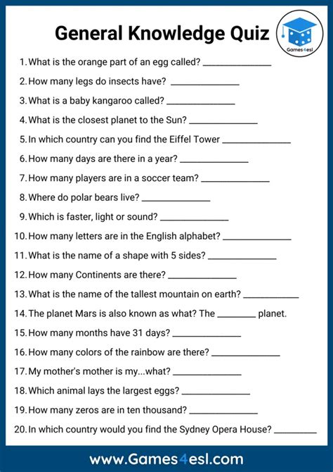 10 hard general knowledge questions with answers