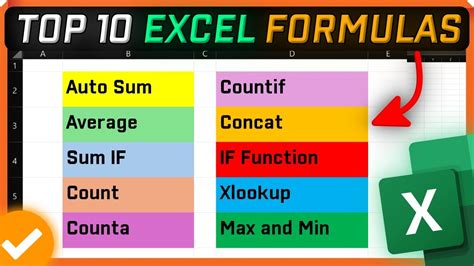 10 most powerful excel formulas