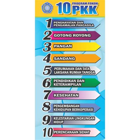 10 program pokok pkk