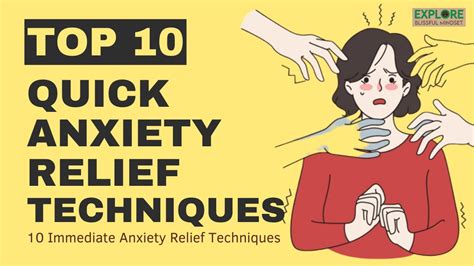 10 quick anxiety relief techniques