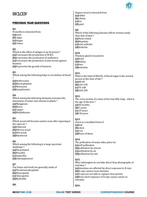 100 science quiz questions with answers pdf grade 10