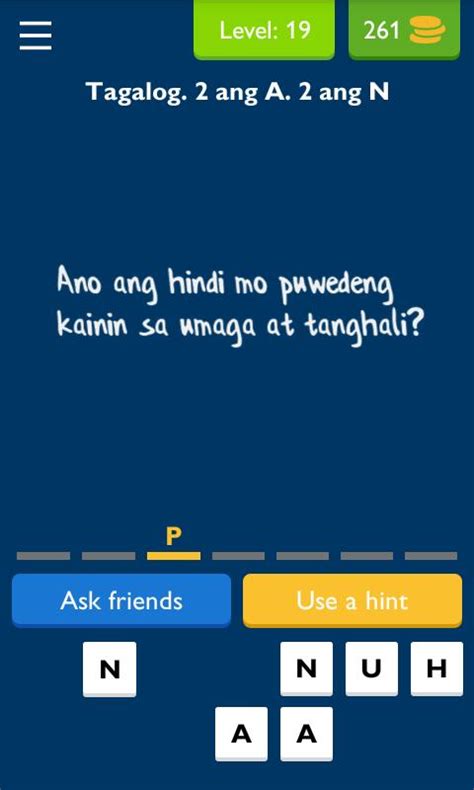 100 trick questions tagalog with answers