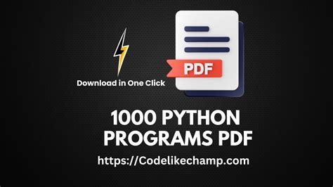 1000 python programs