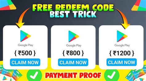 1000 rs google play redeem code