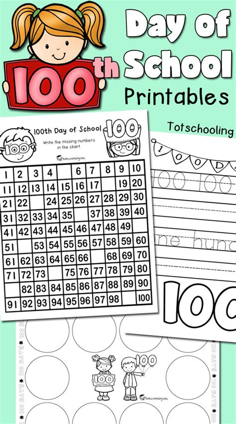 100th Day Free Printables