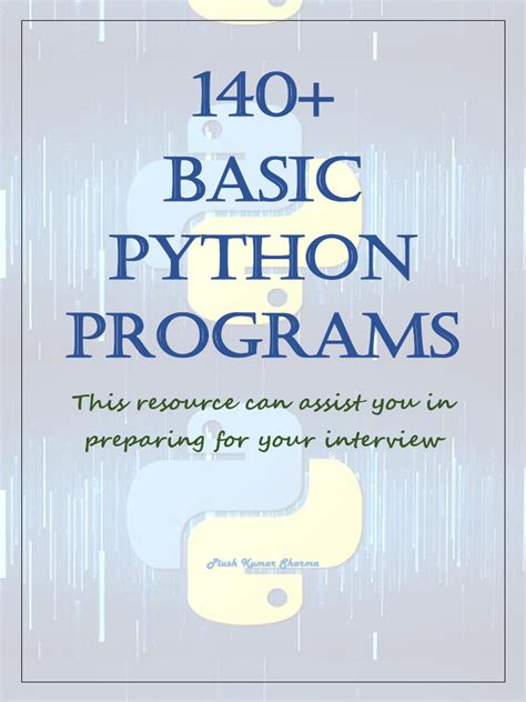 140 basic python programs pdf