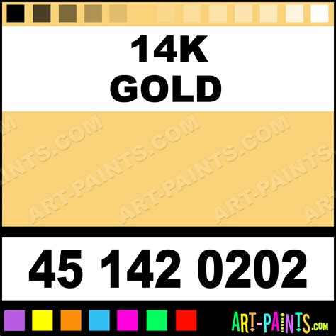 14k gold color code