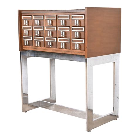 15 Drawer Library Card Catalog