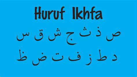 15 Huruf Ikhfa