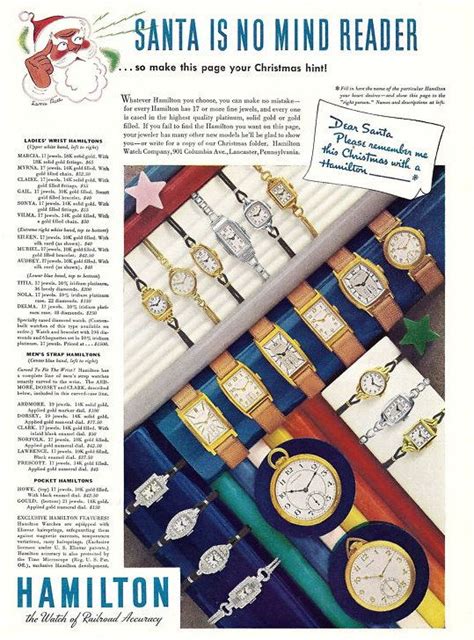 1936 Hamilton Watch Catalog