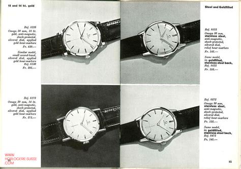 1960 Omega Watch Catalogue