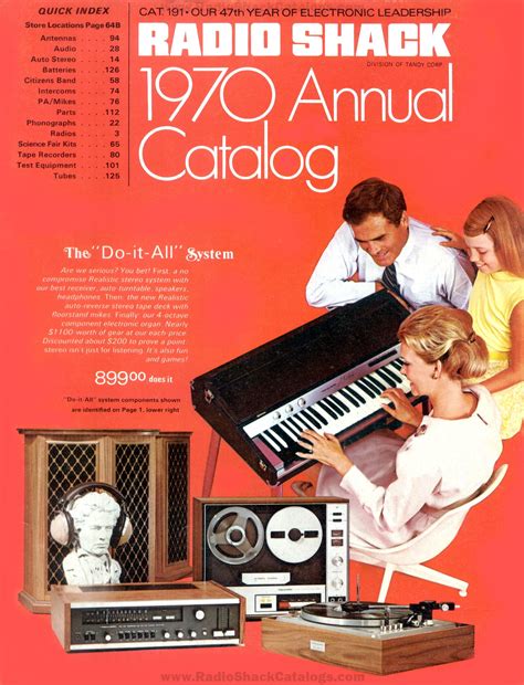 1970 Radio Shack Catalog
